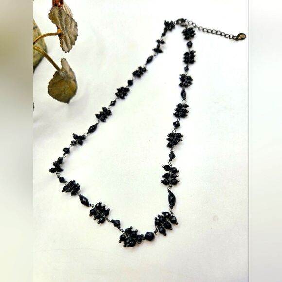 Unbranded Jewelry - "5/$25" Adjustable Black Beaded Witchy Victorian Necklace